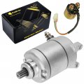 Caltric Starter And Relay Compatible With Honda Trx450er 2006 2007 2008 2009 2010 2011 2012 2013 2014