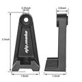 Universal Light Bar Mounting Brackets Side Mount Base For Dual Row Led Straight And Curved Lightbars Anti Vibration Rubber Pads 