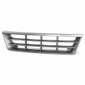 Fo1200306 Factory Style Front Bumper Grill Grille Assembly For Ford E-series Econoline 1992-1996 Matte Argent 