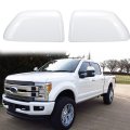 Tow Mirror Cover Caps For 2017 2024 Ford F250 F350 F450 F550 Super Duty White Abs Plastic Hc3z 17d743 Aa 2 Piece Set 
