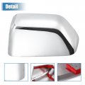 Uxcell 1 Pair Chrome Plated Top Half Mirror Cover Ford F-350 Super Duty 2017-2022 F-550 2017-2019 For F-450
