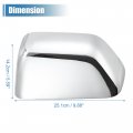 Uxcell 1 Pair Chrome Plated Top Half Mirror Cover Ford F-350 Super Duty 2017-2022 F-550 2017-2019 For F-450