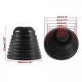 X Autohaux 1pcs 60mm 70mm 75mm 80mm 85mm 90mm 95mm 100mm Universal Car Led Headlight Headlamp Dust Cap Cover Rubber