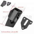 Httmt Duc-brake001- Cnc Rear Brake Pedal Lever Tip Plate Extension Pad Compatible With Ducat 696 796 795 M1100