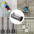 Uxcell Emt Coupling 20mm 13 16 Inch Set Screw Conduit Fittings 48mm Length Electrical Pipe Connector 0 7mm Wall Thick 25pack