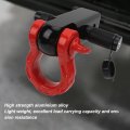 Shackle Hitch Receiver D Ring With 45000 Lbs Break Strength Lightweight For Vehicle Recovery