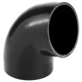 90 Degree Elbow Silicone Hose 4 In Id Ply Reinforced For Turbotercooler And Intake In Long Dg36961 Black 
