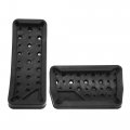 X Autohaux 1 Set Brake Pedal Pad Gas Accelerator Cover For Jeep Grand Cherokee Dodge Durango 2011-2021 Black