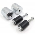 Hongk- Compatible With Suzuki Gsx1300r Hayabusa 1999-2016 Chrome Billet Aluminum Bar Ends Rubber B078h2nxnx