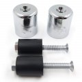 Hongk- Compatible With Suzuki Gsx1300r Hayabusa 1999-2016 Chrome Billet Aluminum Bar Ends Rubber B078h2nxnx