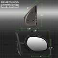 Acanii Power Heat Mirror Passenger Side Original Style For 2007-2013 Chevy Silverado Gmc Sierra 07 08 09 10 11 12 13