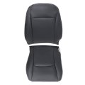 Perforated Leather Driver Bottom Top Seat Cover Black Replacement For Toyota Highlander 2008 2009 2010 2011 2012 2013 