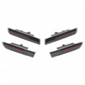 Kuafu Side Marker Light Compatible With 2004-2008 Honda Acura Tl Base Models Lamps Reflectors Front Rear 4pcs Smoke Lens Red