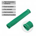 X Autohaux 8 Pcs High Heat Shield Engine Spark Plug Wire Boots Protector Sleeve Cover For Car Green