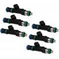 Aintier 6pcs 4 Holes Gasoline Fuel Injectors Set 0280158075 Fit For 2006-2009d Fusion 3 0l 2006 Lincoln Zephyr Mercury For