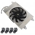 12v Radiator Cooling Fan Motor Assembly Replacement For Yamaha Viking 700 Vi Yxm700 1xd-e2405-00-00 