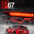 Nslumo Led Third Brake Light Replacement For 2011-2022 J-eep Grand Cherokee Wk2 3rd Center High Mount Stop Lamp Red Lens Chmsl