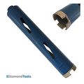 Dry Drill Core Bits For Brick Concrete Block Masonry 2-1 2 Diameter 5 8 -11 Threaded 30 40 Diamond Grit 