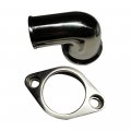 Jem Jules Polished Aluminum 90a Swivel Water Neck For Sbc Bbc Chevy 327 350 454 396