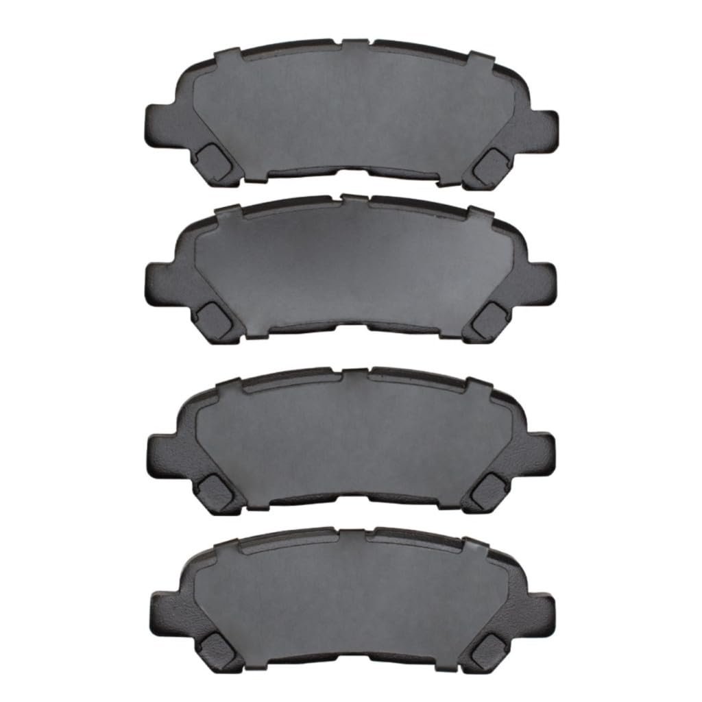 Disc Brake Pads For Toyota Highlander 2008 To 2013 Ceramic Friction Mechanical Wear Sensor 4 46 In Inner And Outer Pad Width