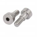 Uxcell 5pcs 304 Stainless Steel Hex Socket Shoulder Bolt 6mm Dia 5mm Length M5 Thread