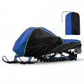 Xxl Snowmobile Cover Waterproof Polyester Sled Ski Protection For Or Snow Motorcycle Polaris Doo Yamaha Black Blue 145 
