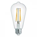 Ge Vintage 2-pack 60 W Equivalent Dimmable Clear Soft White St19 Led Light Fixture Bulb 
