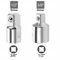 Uxcell Socket Reducer And Adapter Set Of 4 Pcs Female To Male Cr-v Silver