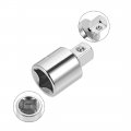 Uxcell Socket Reducer And Adapter Set Of 4 Pcs Female To Male Cr-v Silver