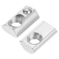 Roll-in Spring M5 T Nut Roll Ball Elastic Nuts For 2020 Series Aluminum Extrusion Profile Suitable With 6 5mm Groove Depth Pack 