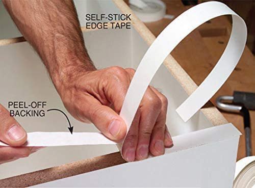 Edge Supply Easyedge Bck Pvc 3 4 Inch X 25 Ft Roll Of Banding A Peel And Stick Ultra Bond Easy Application A Flexible Durable