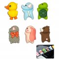 6 Pieces Cute Car Air Display Funny Interior Dashboard Decorations Accessories With Mini Rabbit Turtle Elephant Bear Duck Sheep 