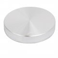 Uxcell 4pcs 55mm Dia 10mm Thickness M10 Thread Solid Aluminum Disc Hardware For Glass Table