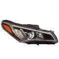 Ensyusuma For 2015 2016 2017hyundai Sonata Headlight Assembly Right Passenger Sides Replacement Chrome Housing Halogen Headlamp 