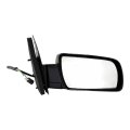 Passenger Side Door Mirror For Gmc Safari 1996 1997 1998 Black Housing Electric Powered Adjustment Clear Glass Replacement 