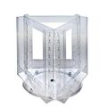 Azar 252320 Three Pocket Letter Size Holder On Revolving Base 2-pack 