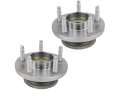Front Wheel Hub Bearing Assembly Set Of 2 For 1997 To 2002 Ford Crown Victoria Position 