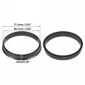 X Autohaux 4pcs Plastic 71 5mm To 66 1mm Car Hub Centric Rings Wheel Bore Center Spacer