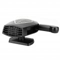 Yuecoom Car Vehicle Portable Heating Fan Heater Defroster Demister Practical Accessory 24v Gray Black
