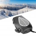 Yuecoom Car Vehicle Portable Heating Fan Heater Defroster Demister Practical Accessory 24v Gray Black