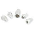 Uxcell M12 X 1 5 Auto Car Racing Point End Wheel Tuner Lug Nuts Silver Tone 4 Pcs