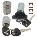 Ignition Key Switch Cylinder Set 701400 700843 Car Door Lock Kit Fit For Chevrolet K1500 Base Standard Cab Pickup 2-door 6 5l 