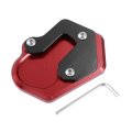 1 Pcs Kickstand Pad Extender Foot Side Stand Support Plate Red