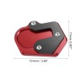 1 Pcs Kickstand Pad Extender Foot Side Stand Support Plate Red