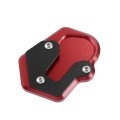 1 Pcs Kickstand Pad Extender Foot Side Stand Support Plate Red