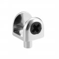 Uxcell Glass Shelf Brackets 4pcs Zinc Alloy Clamp Pegs Support Clip Shaft Mount For 5-8mm Thick