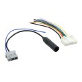 2 In 1 Dc 12v Car Wire Harness Male Socket W Fm Antenna Adapter Cable For Nissan 