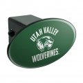Utah Valley University Wolverines Logo Oval Tow Hitch Cover Trailer Plug Insert 2