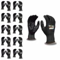 3744wpu Cut Resistant Gloves Eco Pu Coating For Extra Grip Sanitized Food Grade Hppg Touchscreen Fingers Abrasion And Puncture 