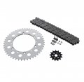 Kawasaki Kx250f 250 F O Ring Chain And Sprocket Silver 13 47 114l
